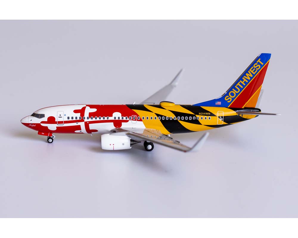 Southwest Maryland One Livery / Blue Tail Boeing B737-700 N214WN 1:400  Scale NG NG77006